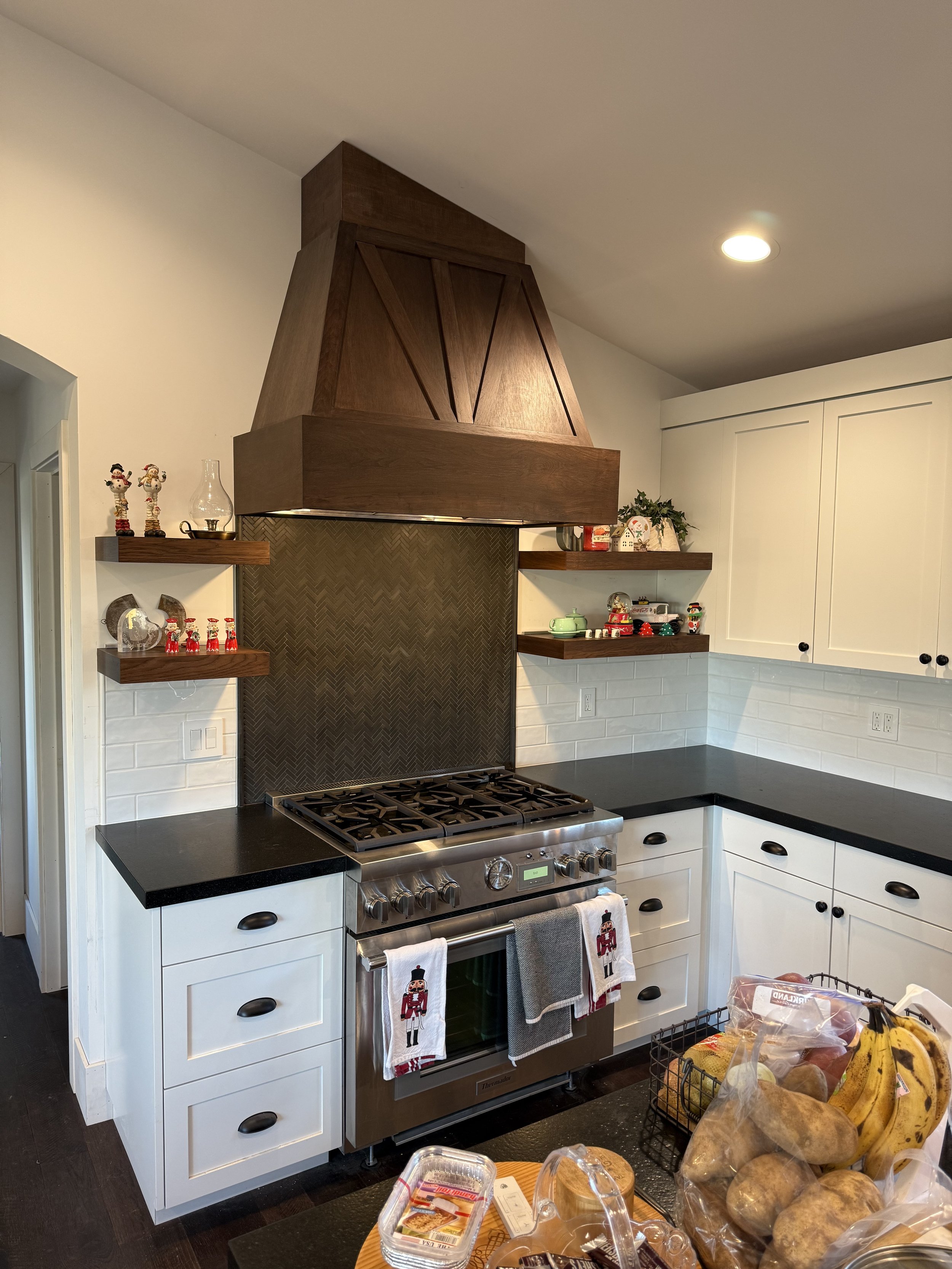 Detailed custom backsplash by Revive Tile Co.